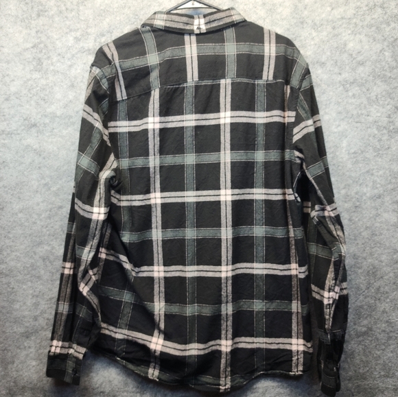 River Island Longsleeve Plaid Flannel Size Large - Picture 2 of 9